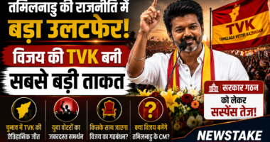 तमिलनाडु की राजनीति में बड़ा उलटफेर: विजय की TVK बनी सबसे बड़ी ताकत