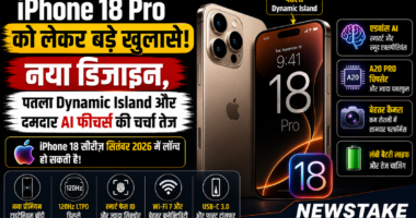 iPhone 18 Pro को लेकर बड़े खुलासे: नया डिजाइन, पतला Dynamic Island और दमदार AI फीचर्स की चर्चा तेज