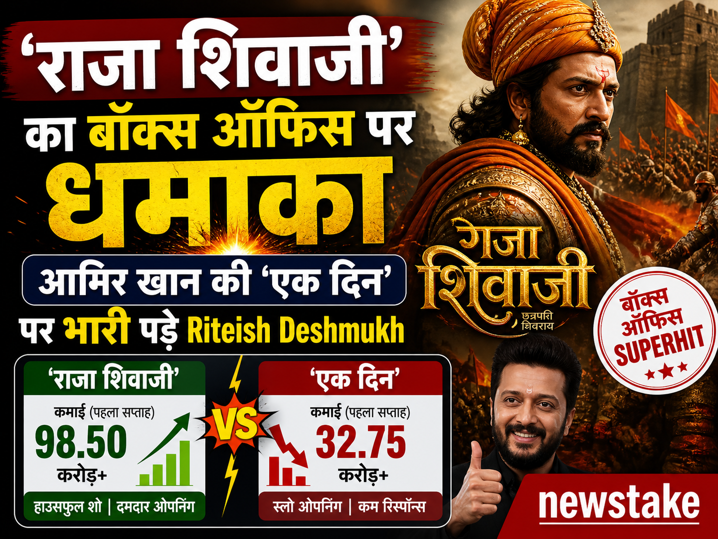 ‘राजा शिवाजी’ का बॉक्स ऑफिस पर धमाका